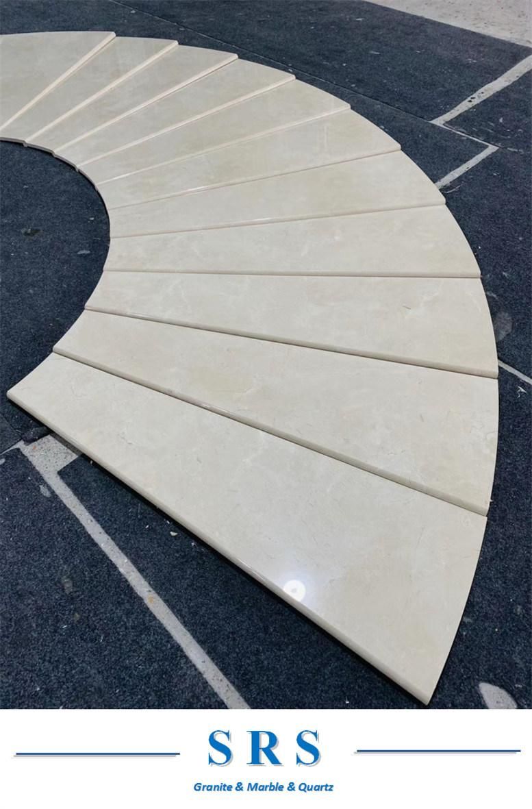 Marble/Granite/Travertine/Limestone Stone Stair/Steps & Risers for Floor/Upstair Interior/Outterior