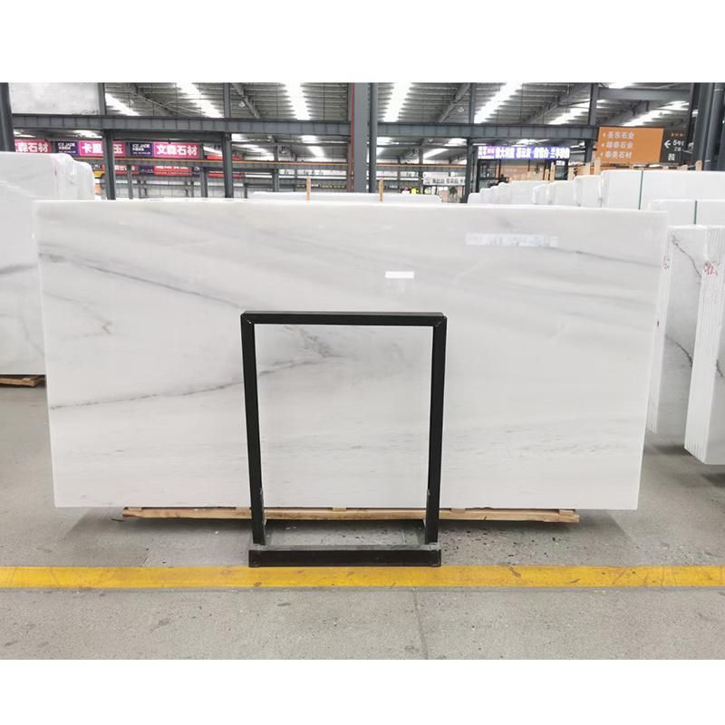High Quality Bathroom Wall Panel Textured Columbia White Polished Marble Flooring Tile