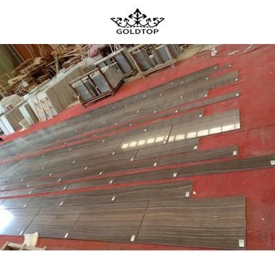 Commercial Project Natural Stone Polished/ Honed Surface Bathroom/Kitchen /Living Room Countertop Obama Wooden Marble for Home