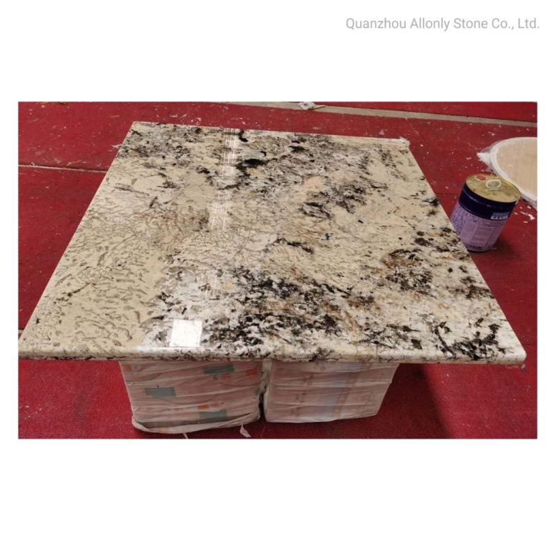 Restaurant/Hotel Furniture Natural Yellow Patagonia Marble Dining Table Top