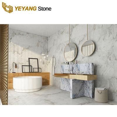 Marble Stone Slab/Tile for Floor Countertop/Vanity/Island/Worktop White/Grey/Black Marble Supplier