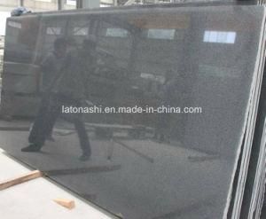 China Polished Flamed Grey Granite Slab for Tombstone, Paving, Countertop