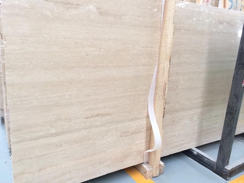 Roman Honed White/Yellow/Beige Travertine for Bathroom/Hotel/Floor/Wall/Countertop