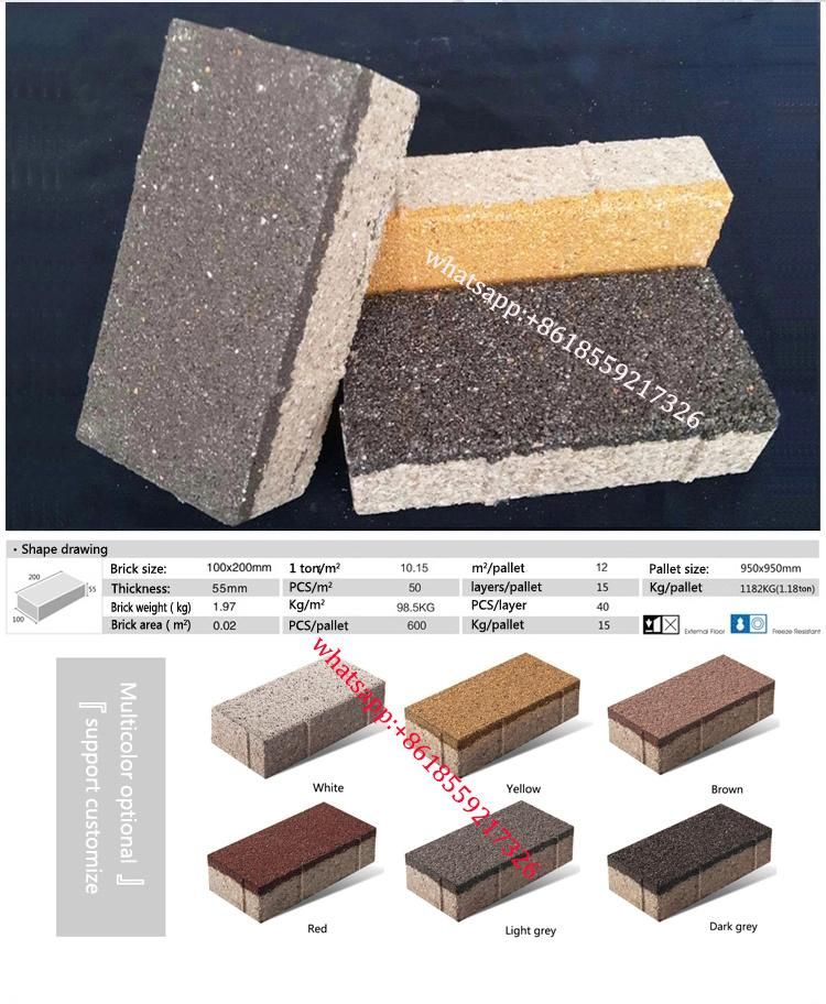 Ecological Water Permeable Ceramic Floor Tile