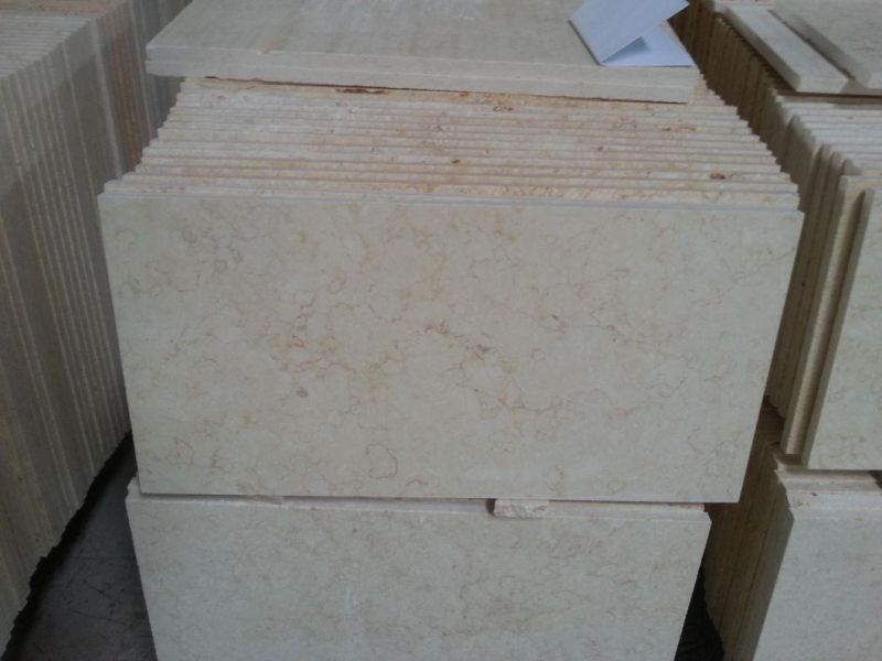Sunny Beige Marble Light Cream Marble Polished Flooring Tile Wall Tiles