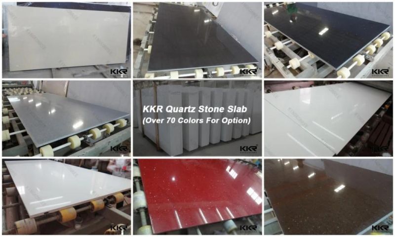 Black Engineering Quartz Stone for Kitchen Countertop Wholesale Quartz Slab