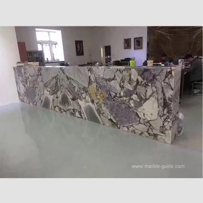 Natural Titanic Storm White/Blue/Grey/Black Marble for Countertops/Worktop/Flooring/Wall/Vanity Top