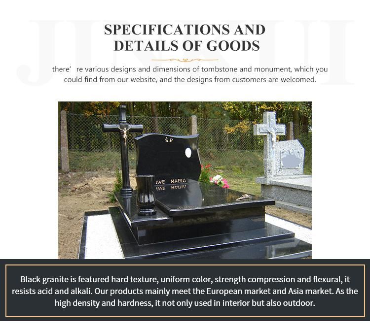 Book Shape Europe America Granite Tombstone Monument Headstone Memoria