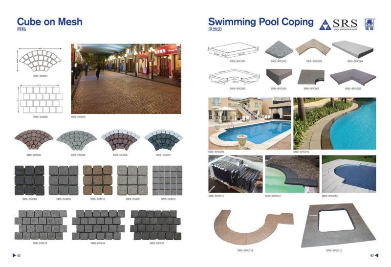Natural Cheap Granite Stone Cobble Stone Granite Tile Slab Tombstone