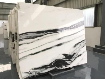 Panda White/Black Exotic/Marble Stone Background Cladding Wall Decoration Facade Tiles