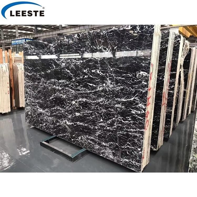 Whole Sale Nero Italian Black Marble Designs with White Veins