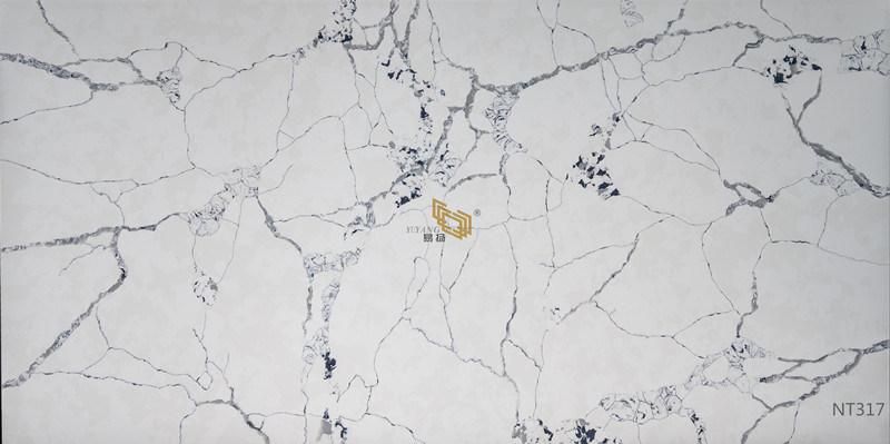 Quartz Stone Slab Factory for Custom Quartz Countertop/Bathroom/Vanity/Worktop