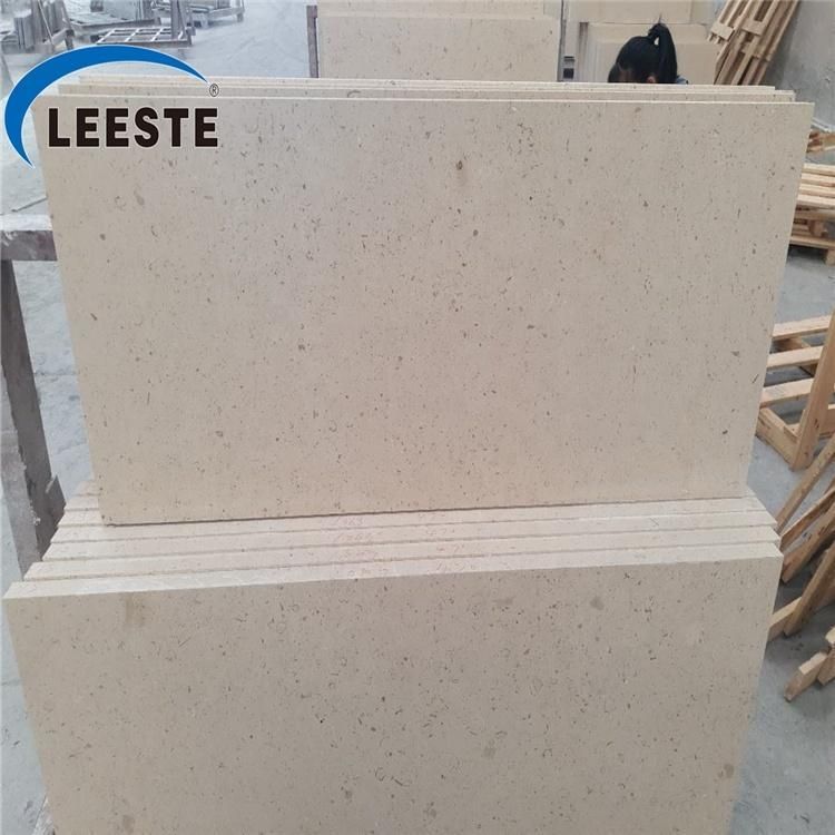 Portugal Beige Limestone Natural Beige Light Yellow Limestone Slabs Flooring Tiles