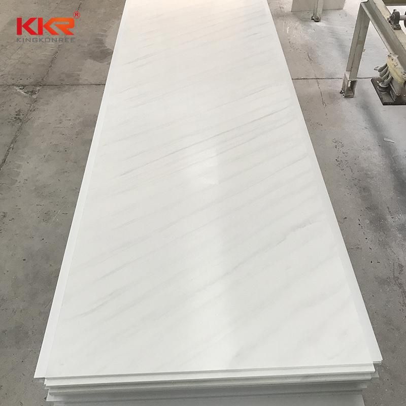 Artificial Stone Kitchen Bathroom Counter Top Customized Acrylic Solid Surface Slab