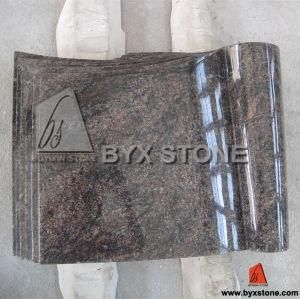 Multicolor Book Design Monument / Headstone with European Style