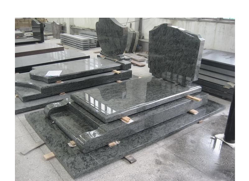 Black Granite Monuments/Tombstone for Europe Styles G603/G654/Shanxi Black/Black Galaxy