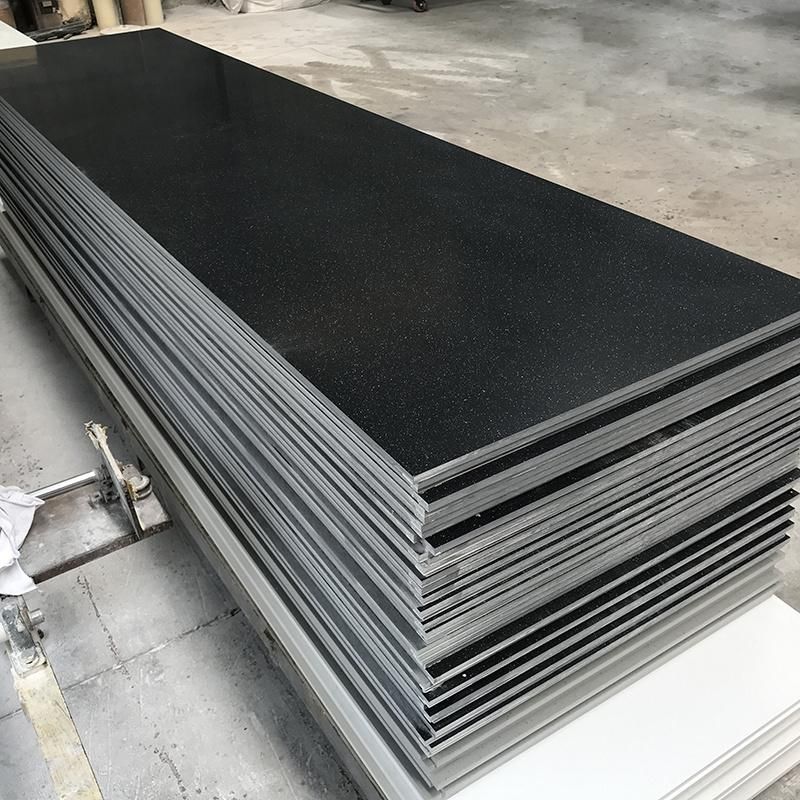 Modified Acrylic Panel Marble Look Wall Panel Grey Solid Surface Sheet