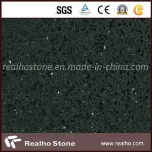 Black Mirror Artificial Quartz Stone Slab for Kitchen Countertop