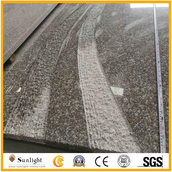 G654 Padang Dark Granite Cross/Heart Memorial Tombstone Monuments