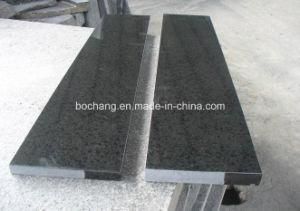 China Black G684 Granite for Flamed Polished Tile