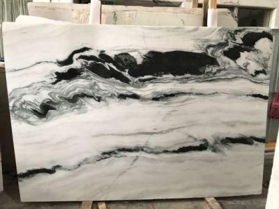 Popular Natural White Marble/Panda White Slab and Tile for Hotel Wall Floor Decorate