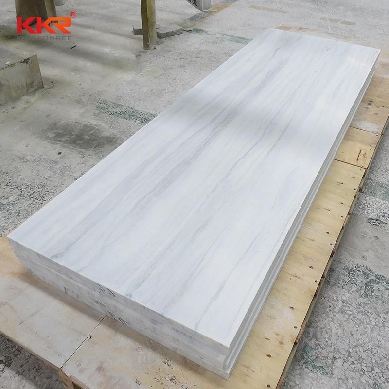 Veining Marble 12mm Resin Solid Surface Stone Sheet