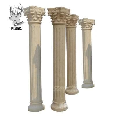 House Decorative Stable Bulding Material Roman Marble Pillar Moulding Design Column