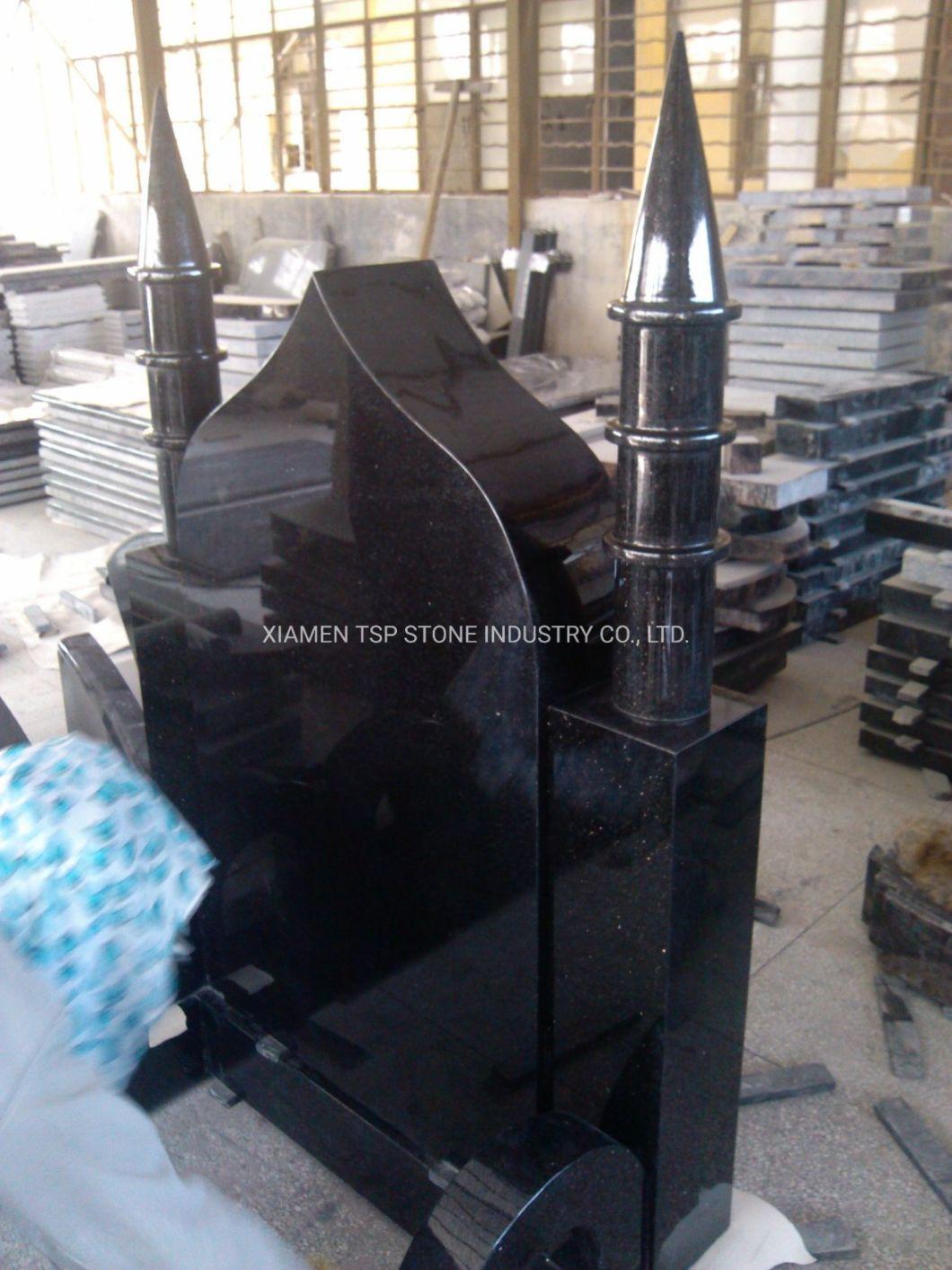 Blue Marble/Granite Stone for Gravestone/Memorial/Headstone/Mausoleum/Carving Gravestone/Tombstone/Monument Sm0001 (SM03)