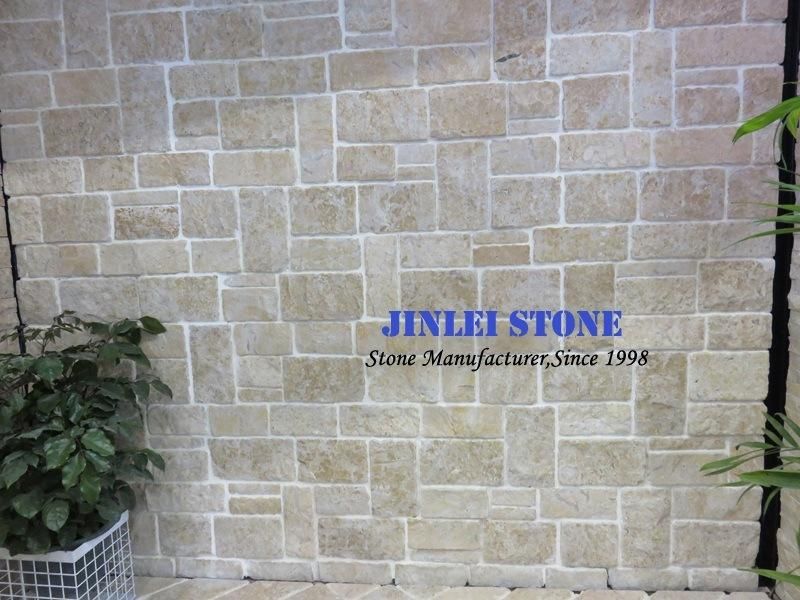 Natural Stone Popular White/Cream Travertine Stone Outdoor Travertine Tile for Flooring