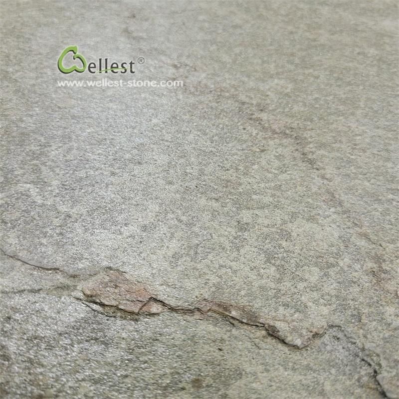 Natural Slate Rose Gold Flexible Ultra Thin Stone Veneer Wall Panel