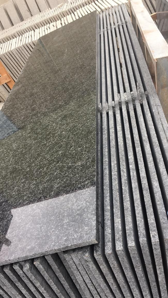 Angola Black Granite Natural Black Granite Polished Half Slabs