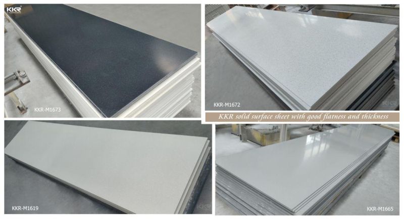 Ce Approval Corian Artificial Stone Acrylic Solid Surface Sheets for Kitchen