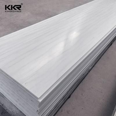 Marble Imitation Artificial Stone Acrylic Corian Sheet Price Solid Surface for Home Decoration Shower Panel