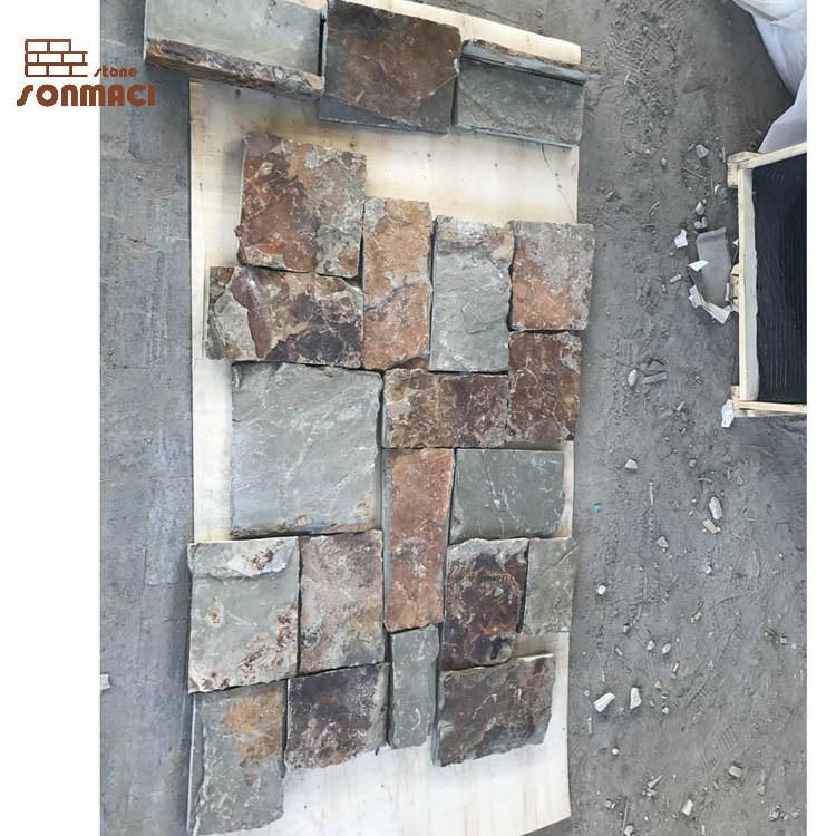 Rusty Slate Loose Stone Wall Cladding