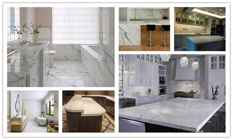 High Quality Kitchen Tops Artificial Man Made Stone Black Color Quartz Counter