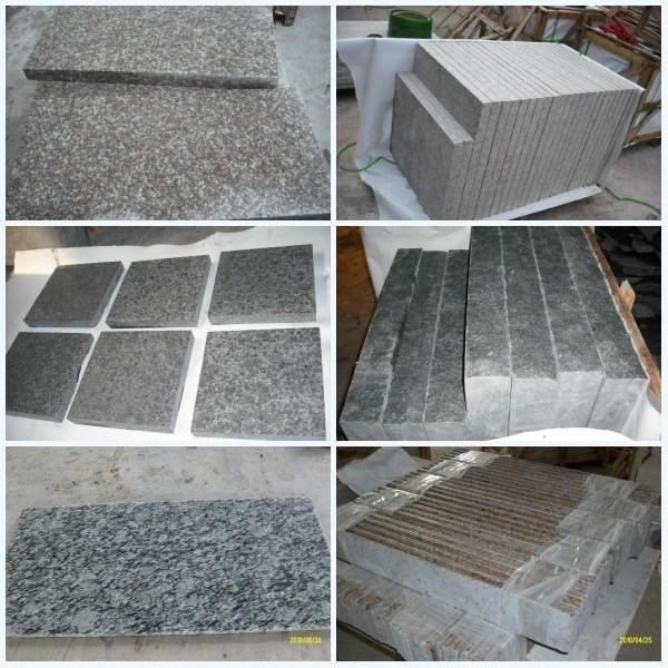 Polished Natural Stone Butterfly Green Granite Tiles for Flooring