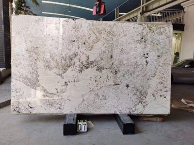 Lilac White Big Slabs Bookmatched Marble for Background Wall, Fireplace