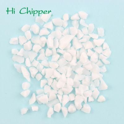 Wholesale White Color Glass Chips for Landscaping Decoration