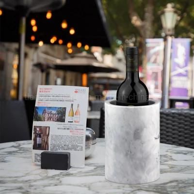 Marble Design Ice Wine Barrel Bucket for Beer and Champagne Coolers