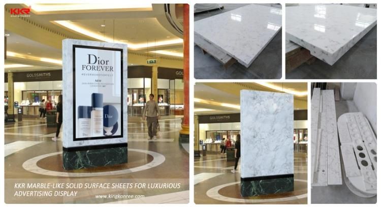 Pure White Solid Surface Artificial Stone Veneer