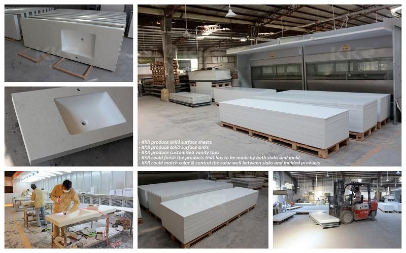 White Marble Acrylic Stone Solid Sruface DuPont Corian Sheet Price