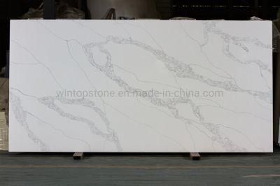 White Calacatta Slabs and Building Materials Quartz Stone Vanity Tops Quartzite