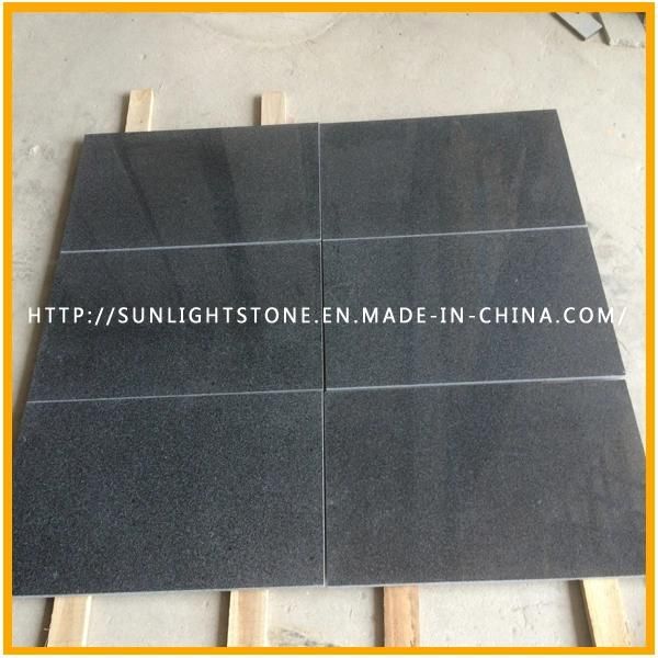 Flamed G654 Padang Dark Grey Granite Tiles for Floor/Stair