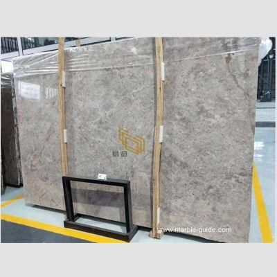 Polished Natural Dora Ash Cloud Grey Marble Tile for Staircase/Bathroom Set/Floors