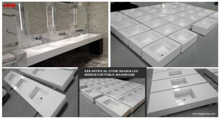 Solid Surface Ramp Marble Wall Hung Basin