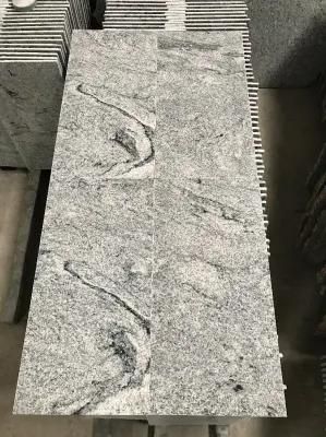 Chinese Viscont White/Grey Granite Tiles Juparana Stone Slabs Prefabricated Countertops