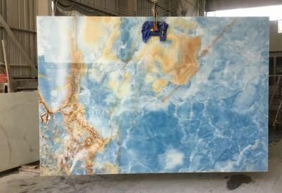 Natural Onyx/Travertine/Sandstone White/Black/Yellow/Beige/Brown/Blue Marble Slab/Countertop for Kitchen/Bathroom/Project
