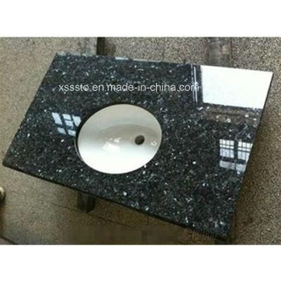 Natural Silver Pearl Bathroom Stone Table Top