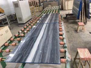 Blue Wood Vein Marble for Hotel Flooring/Wall Cladding Slab