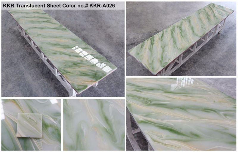 Decoration Material Artificial Stone Translucent Solid Surface Panels